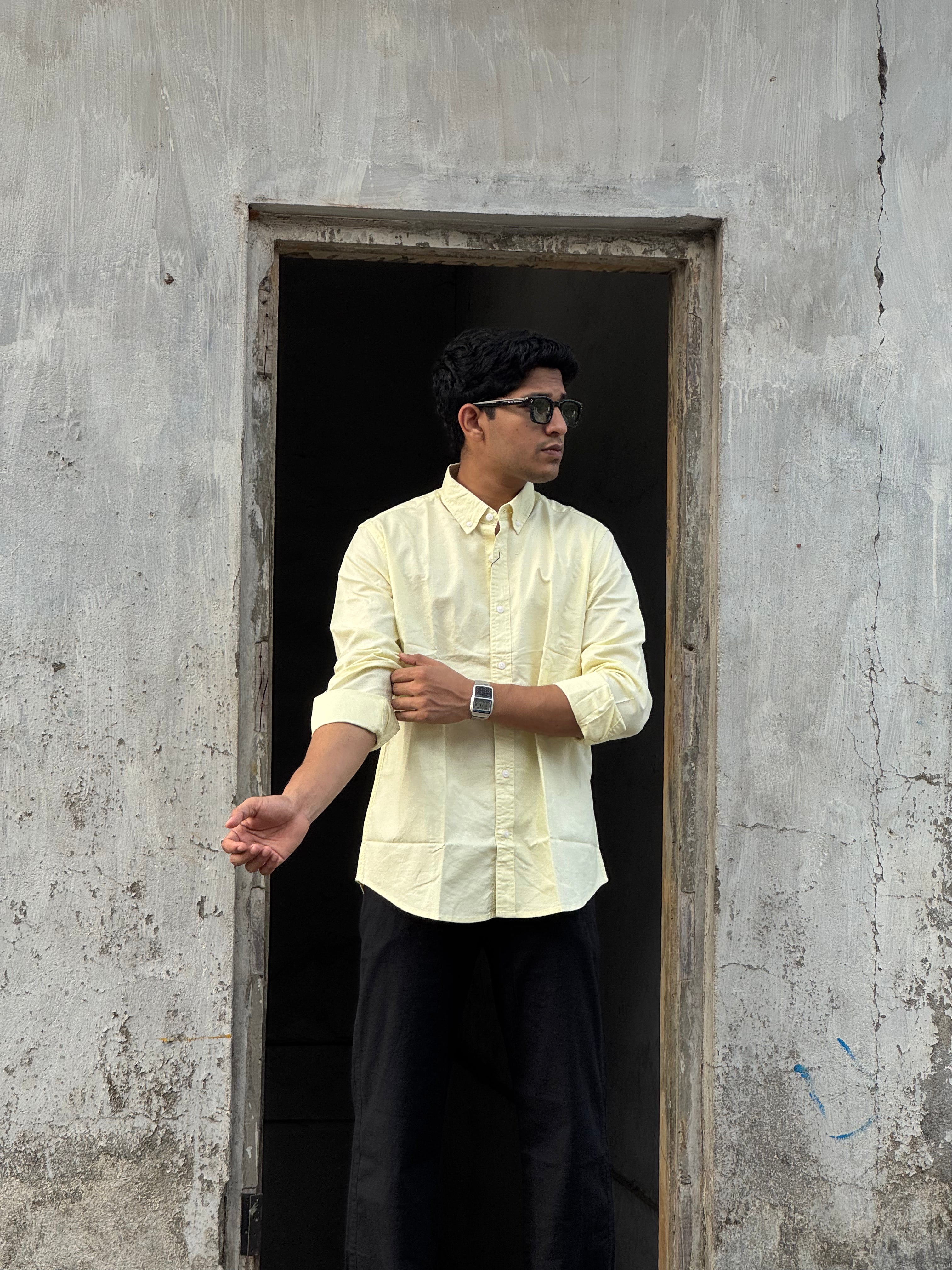 FULL-SLEEVE LINEN SHIRT