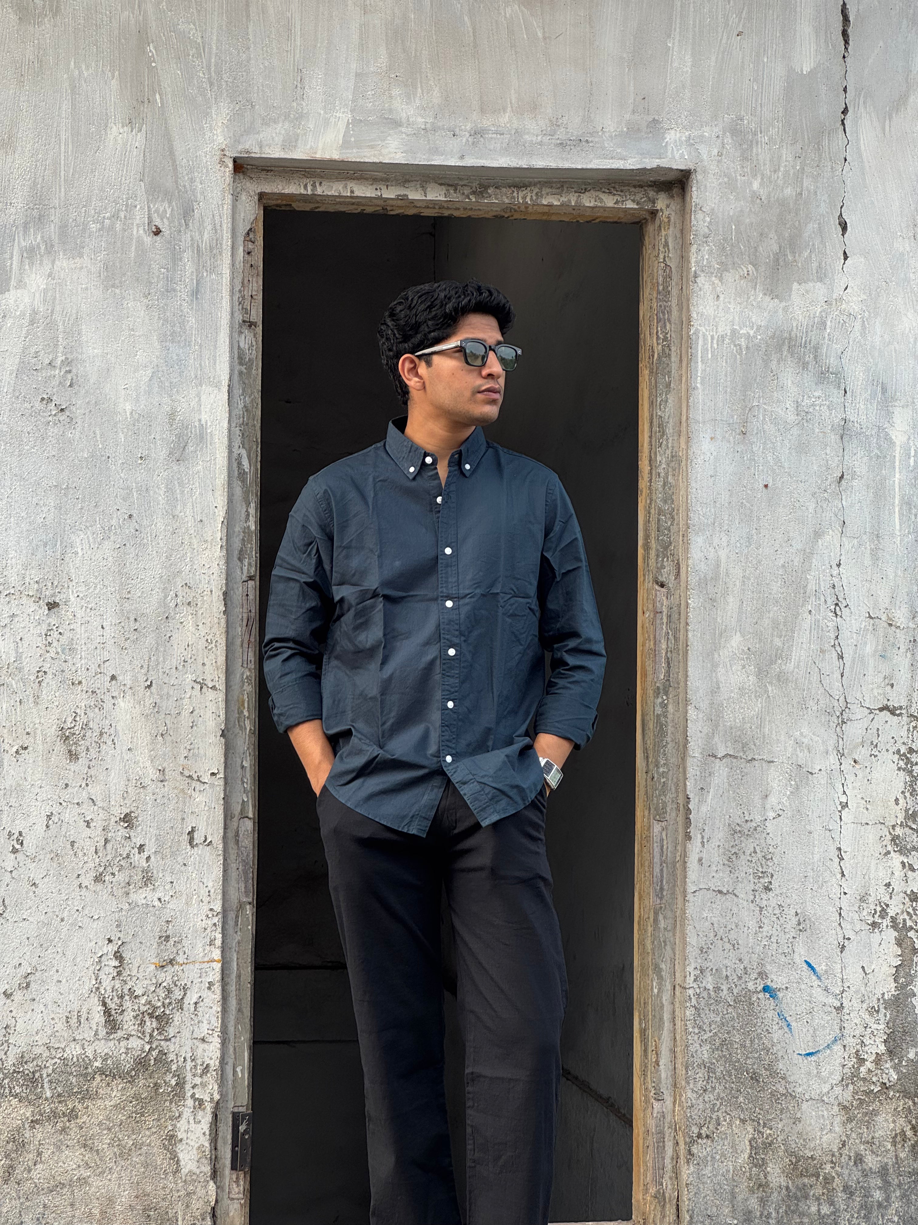 FULL-SLEEVE LINEN SHIRT